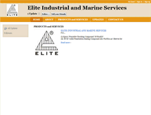 Tablet Screenshot of eliteindmarine.com